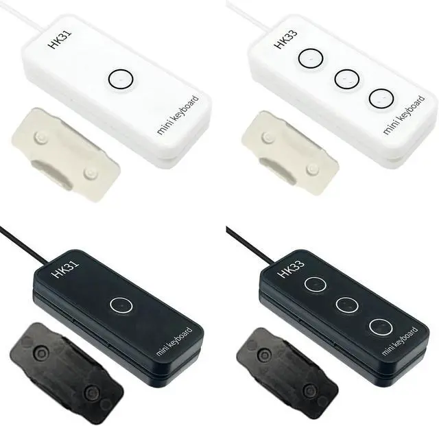 Alt view image 7 of 7 - 1 Key/3 Keys USB Connected Keyboard Multiple Platform Keypad Macro Programming Keys for Working Gaming