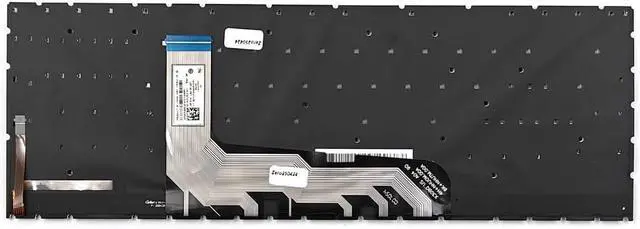 Alt view image 2 of 3 - KGIGIBE Replacement Backlit Keyboard for HP Omen 16-WF 16-WF0083DX 16-WF0097NR 16-U 16-U0013DX 16-U1047NR 16-WD TPN-C167 Laptop US Black with Red Backlit Without Frame