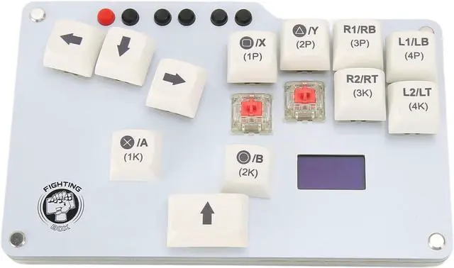 Alt view image 5 of 7 - for Fighting Box Keyboard Fightstick Stick Controller Cherry Multi Port Box for WASD Gp2040 for Ce
