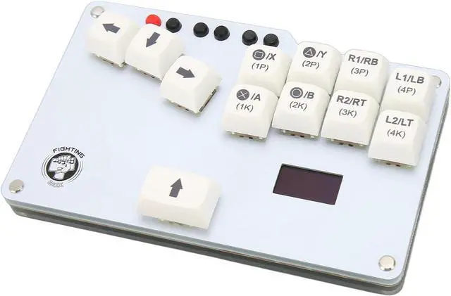 Alt view image 6 of 7 - Mtlavishness Fight Stick Fighting Game Keyboard 22. 0×14. 0×5. 0 for Fighting Box Keyboard for WASD Gp2040 Ce Fightstick Fight Stick with for Cherry Mx for Ps3 Fight Pad Keyboard