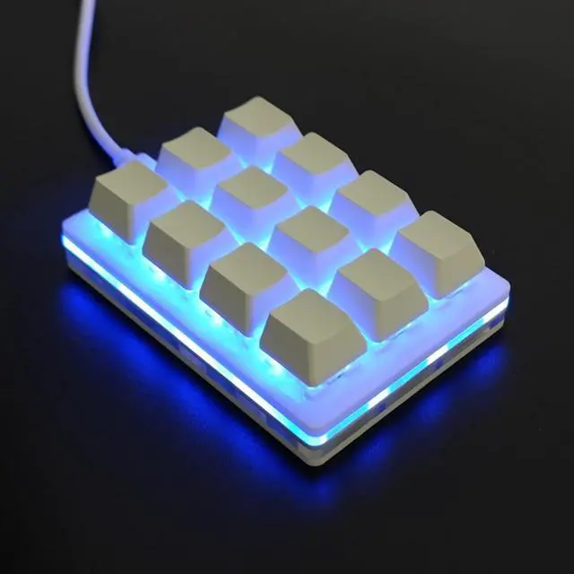 Alt view image 5 of 7 - Qsvbeeqj 12Keys Customizable Keyboard with Macropad Kypad Support for Professional and Gamers Programmable Keyboard