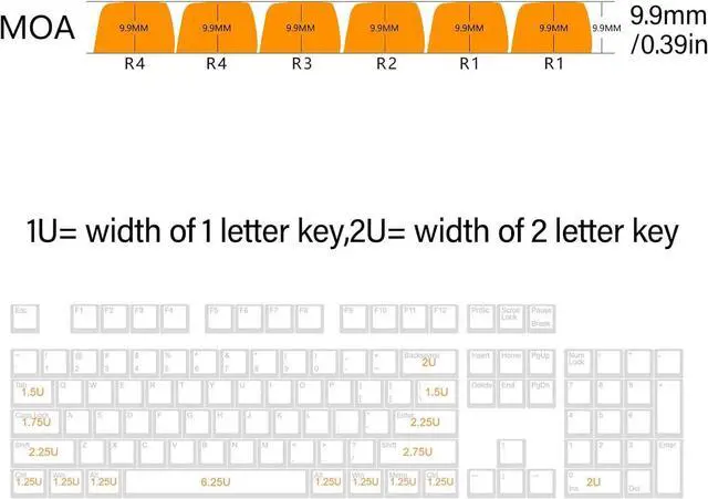 Alt view image 7 of 7 - XUZHID 132 Keys keycaps,Cartoon Keycaps Set 132Keys Heat Sublimated Strawberry Kitten Colorful for Mechanical Keyboards