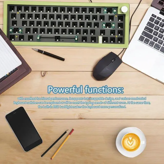 Alt view image 2 of 7 - RGB Backlit Wired Mechanical Keyboard - USB gamlng Keyboard with Customizable Color Options, Tactile Feedback, Anti-Ghosting for Precise Control, Durable Wired Connection Keyboard for Computer Enthusi