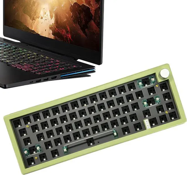 Alt view image 6 of 7 - RGB Backlit Wired Mechanical Keyboard - USB gamlng Keyboard with Customizable Color Options, Tactile Feedback, Anti-Ghosting for Precise Control, Durable Wired Connection Keyboard for Computer Enthusi