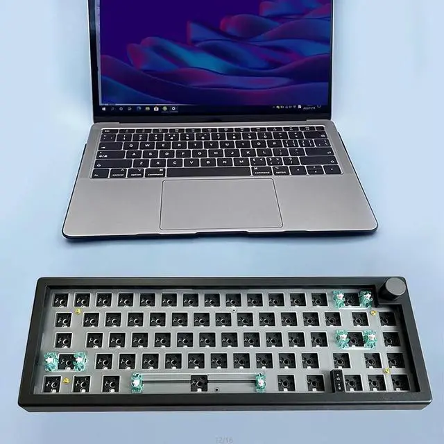 Alt view image 3 of 7 - Wired Mechanical RGB Keyboard - Rainbow LED Backlit Keyboard, USB Plug and Play Mechanical Keyboard with Adjustable Brightness, Anti-Ghosting Keys, Reliable Performance Keyboard for Work and Play