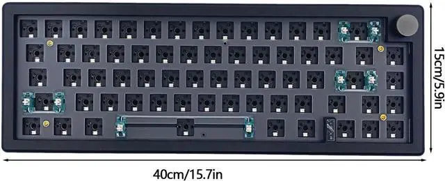 Alt view image 7 of 7 - Wired Mechanical RGB Keyboard - Rainbow LED Backlit Keyboard, USB Plug and Play Mechanical Keyboard with Adjustable Brightness, Anti-Ghosting Keys, Reliable Performance Keyboard for Work and Play