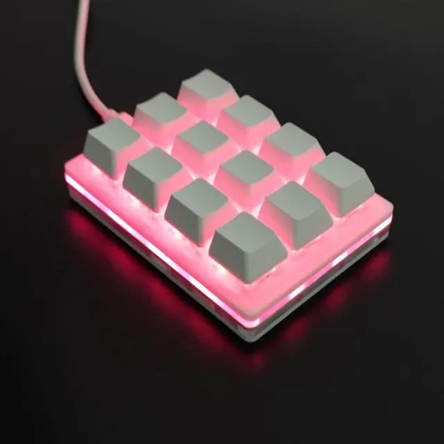 Alt view image 6 of 7 - Qsvbeeqj 12Keys Customizable Keyboard with Macropad Kypad Support for Professional and Gamers Programmable Keyboard