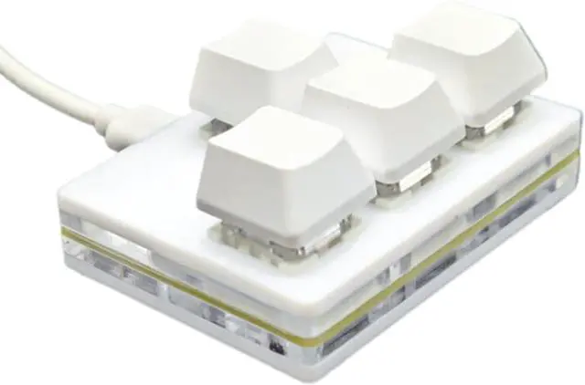 Main image of USB 4 Key Keypad Single-Hand Mechanical Gaming Keyboard Programming Keypad For Standard Keyboard Hot Swappable Keypad