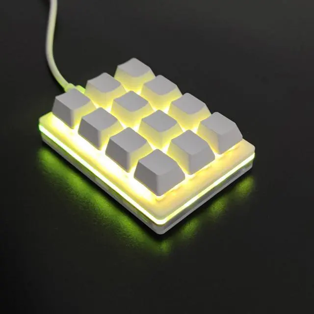 Alt view image 7 of 7 - 12 Key Keypad Programmable Keyboard For Efficient Office Work Gaming And Multimedia Control Customizable Keyboard