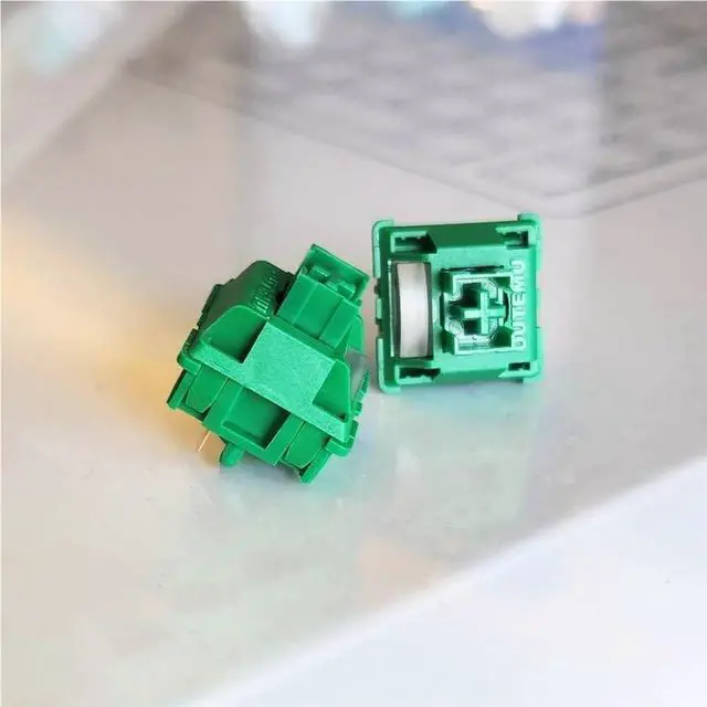 Alt view image 3 of 7 - Outemu Green Switch 5Pin Silent Tactile Factory-Lubed Switch for Custom Mechanical Keyboard(110PCS)