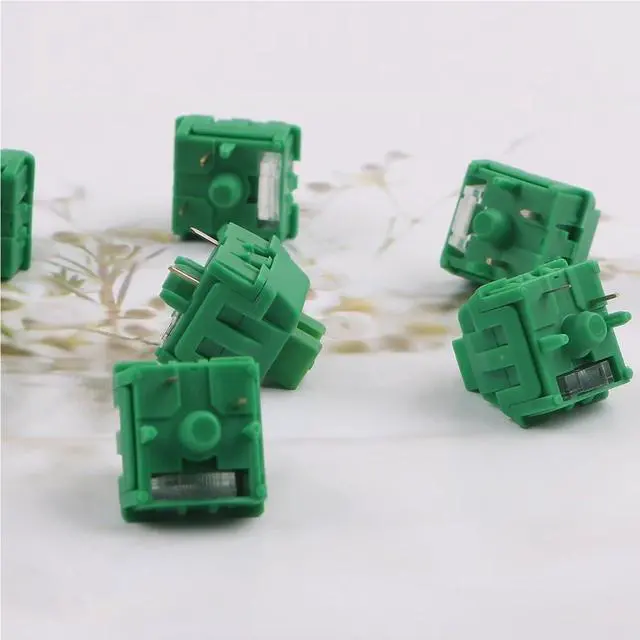 Alt view image 5 of 7 - Outemu Green Switch 5Pin Silent Tactile Factory-Lubed Switch for Custom Mechanical Keyboard(110PCS)