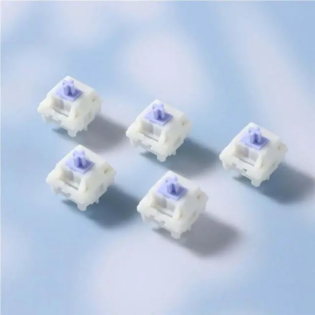 Alt view image 4 of 7 - HMX X Sillyworks Nap Switch, Factory-Lubed Linear Thocky Mechanical Keyboard Switch(45g,90PCS)
