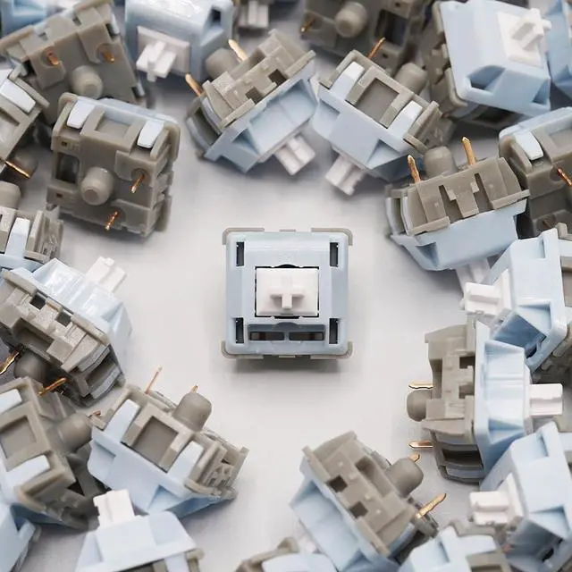 Alt view image 4 of 6 - Jarvis JJ Switch, 3Pin Silent Linear Pre-Lubed Mechanical Keyboard Switch(35g,70PCS)