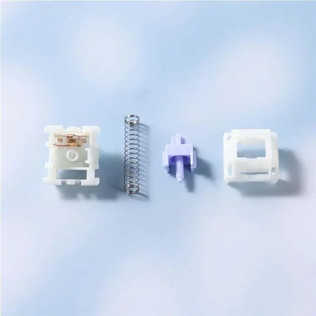 Alt view image 3 of 7 - HMX X Sillyworks Nap Switch, Factory-Lubed Linear Thocky Mechanical Keyboard Switch(45g,90PCS)