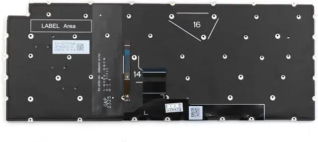 Alt view image 2 of 3 - KGIGIBE Replacement Keyboard for HP Spectre x360 14-EU0000 14-EU0008CA TPN-Q292 14-EU0023DX 14-EU 2-in-1 Laptop US Blue with Backlit