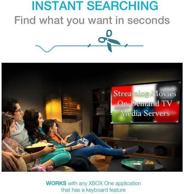 Alt view image 6 of 6 - Electronics Video Games Replacement Parts Accessories Wireless Keyboard ChatPad for Microsoft for Xbox One QuickType Keyboard White with USB Receiver for Xbox One Game Controller Gamepad