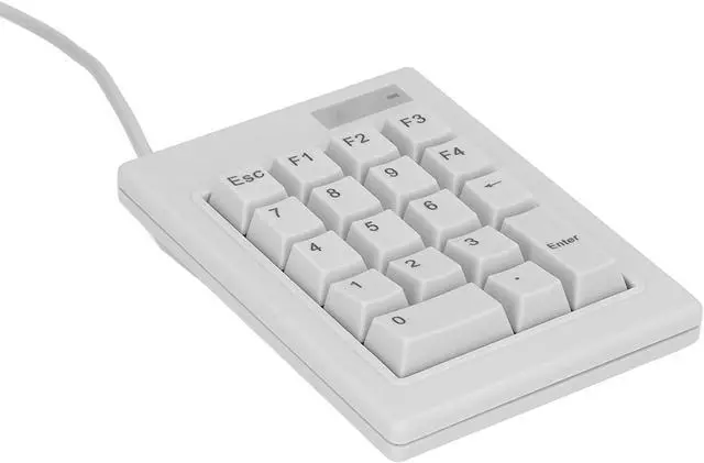 Alt view image 2 of 7 - 18 Key Mechanical Numeric Keypad, USB Interface, Splashproof Design with Anti Skid Pads, for Laptop Desktop PC, Long Key Life >50 Million Times