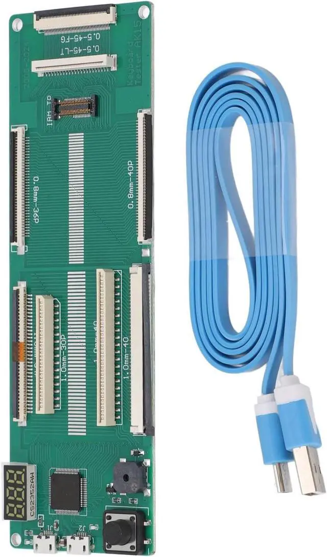 Alt view image 6 of 7 - Laptop Keyboard Tester, Universal Laptop Keyboard Testing Device, Accurate Testing, PCB Material Notebook Testing Machine Tool with Digital Display, USB Data Cable