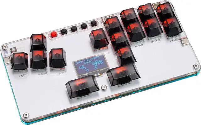 Main image of Greabuy Gaming Keypad 16Keys All Button Controller for PC Arcades Stick with Light Arcades