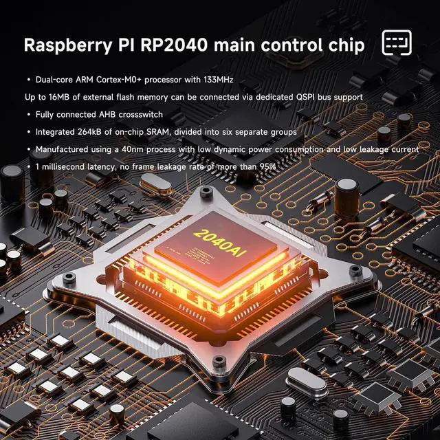 Alt view image 4 of 7 - Greabuy Gaming Keypad 16Keys All Button Controller for PC Arcades Stick with Light Arcades