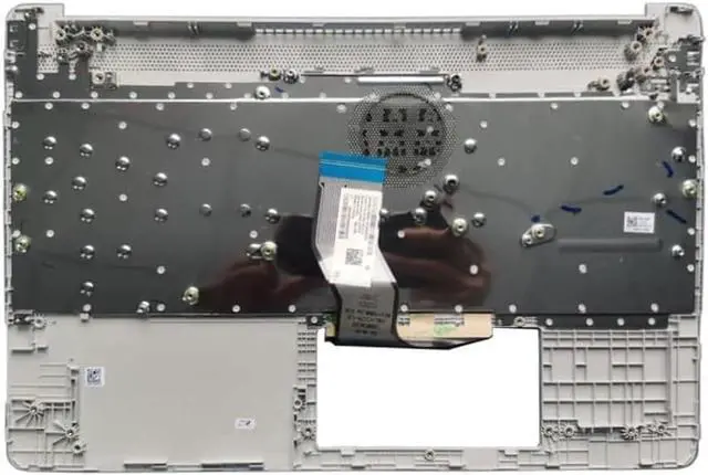 Alt view image 2 of 3 - Laptop US Keyboard Compatible for HP 15T-DY100 15T-DY200 15-DY1027OD 15-DY1074NR 15-DY1036NR 15-DY2000 15-DY2073DX 15-DY2046ms 15-DY2XXX No Backlit Silver Palmrest Upper Cover and TouchPad
