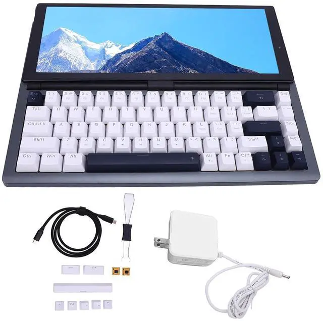 Alt view image 6 of 7 - Portable Touchscreen Keyboard, Touchscreen Mechanical Keyboard 68 Keys for Laptops (US Plug)