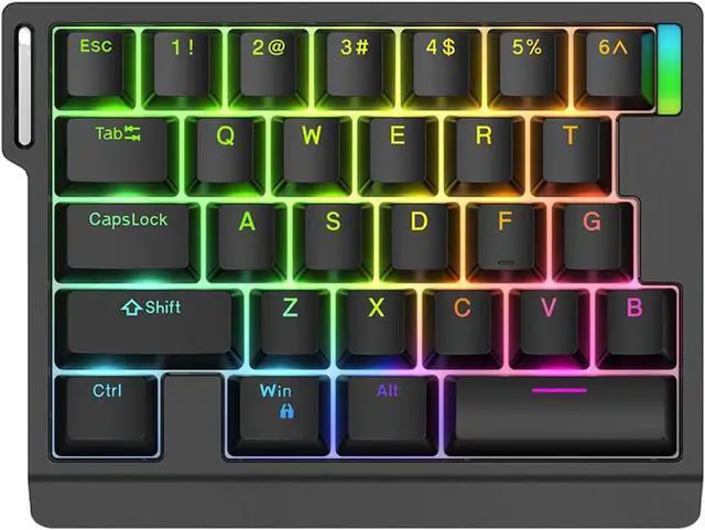 Alt view image 4 of 7 - DIDILLX HE30 Mechanical Keyboard With Magnetic Switches Fast Responsing For Gamers And Programmers Corded PC Keyboard