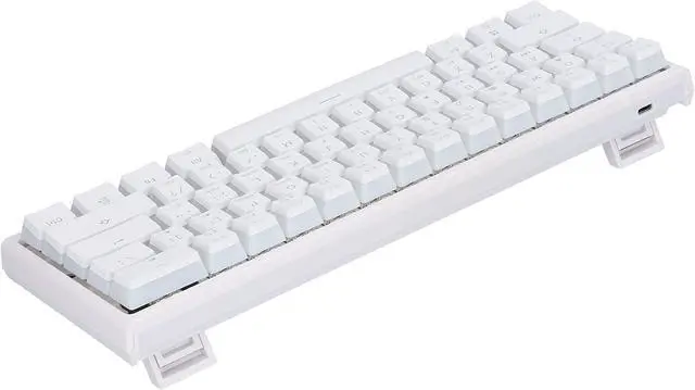 Alt view image 3 of 7 - Magic Refiner 61 Keys Mechanical Gaming Keyboard, Compact Wired Keyboard with Cute Keycaps, Seven Color Backlighting, and ABS Design for Esports (Brown Switch)