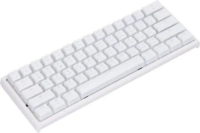 Alt view image 5 of 7 - Magic Refiner 61 Keys Mechanical Gaming Keyboard, Compact Wired Keyboard with Cute Keycaps, Seven Color Backlighting, and ABS Design for Esports (Brown Switch)