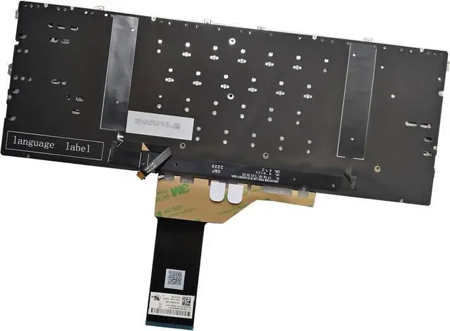 Alt view image 3 of 3 - Laptop US Keyboard Compatible for HP Envy 16-H 16-H0000 16-H1000 16T-H0000 16-H0055CL 16-H1023DX 16-H1053DX N12772-001 AM3RU000230 DJM2002AE001 TPN-C159 Backlit Silver