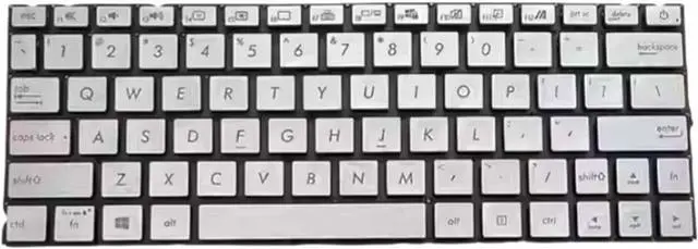 Alt view image 2 of 4 - Laptop Keyboard Palmrest Cover Compatible with ASU-S ARTON-E UX334F U334U UX334A U3600F White US Backlit (A Keyboard)