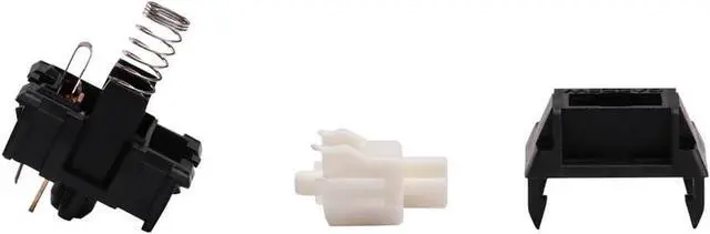 Alt view image 6 of 6 - Gazzew Boba Black U4 Switch V2, Pre-Lubed Silent Tactile Switch for Custom Mechanical Keyboard(68g,30PCS)