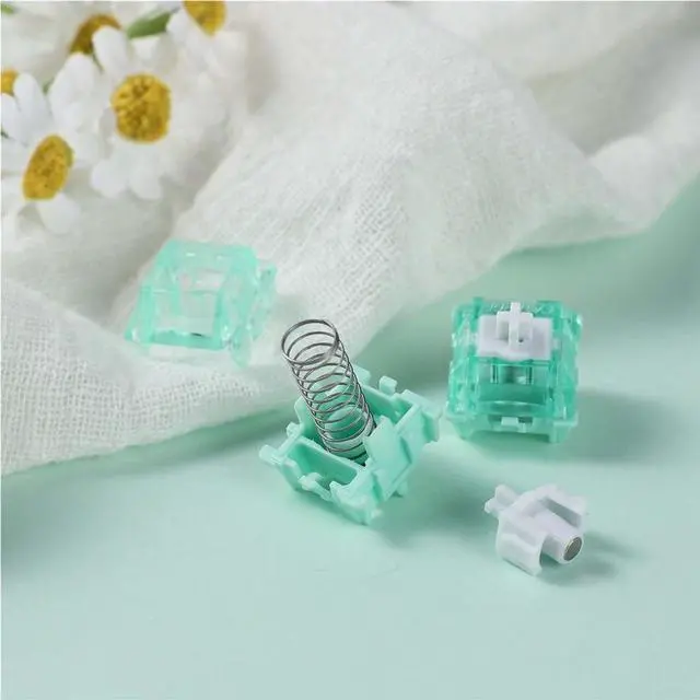 Alt view image 3 of 6 - Gateron Magnetic Jade Pro Switch, Pre-lubed Linear Switch for Wooting/Rakka/Melgeek/APEX PRO Magnetic Keyboard(70PCS)