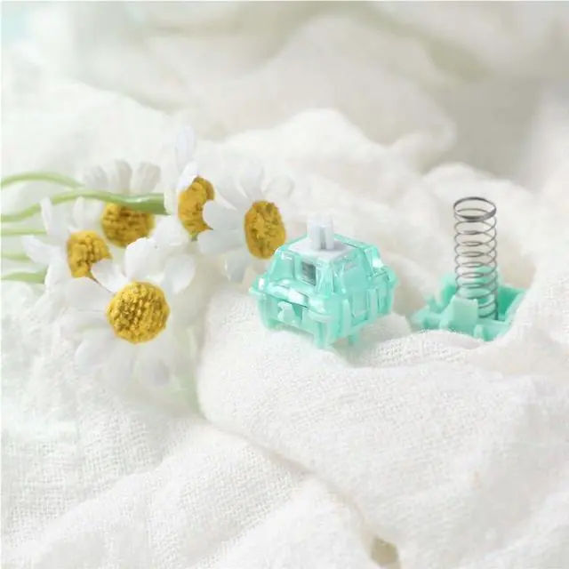 Alt view image 4 of 6 - Gateron Magnetic Jade Pro Switch, Pre-lubed Linear Switch for Wooting/Rakka/Melgeek/APEX PRO Magnetic Keyboard(70PCS)