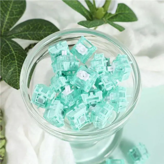 Alt view image 5 of 6 - Gateron Magnetic Jade Pro Switch, Pre-lubed Linear Switch for Wooting/Rakka/Melgeek/APEX PRO Magnetic Keyboard(70PCS)