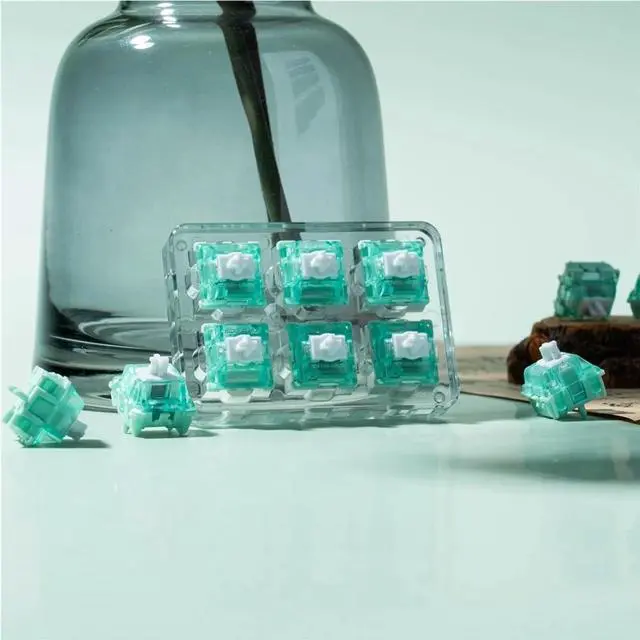 Alt view image 6 of 6 - Gateron Magnetic Jade Pro Switch, Pre-lubed Linear Switch for Wooting/Rakka/Melgeek/APEX PRO Magnetic Keyboard(70PCS)