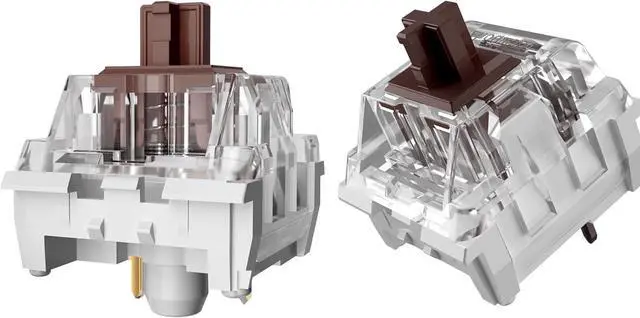 Alt view image 2 of 7 - Gngzyte Mechanical Gaming Keyboard Brown Switches,3 Pin 50gf RGB SMT Tactile Switch,Dustproof and Waterproof Switch (Brown,108PCS)