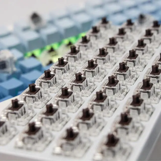 Alt view image 5 of 7 - Gngzyte Mechanical Gaming Keyboard Brown Switches,3 Pin 50gf RGB SMT Tactile Switch,Dustproof and Waterproof Switch (Brown,108PCS)