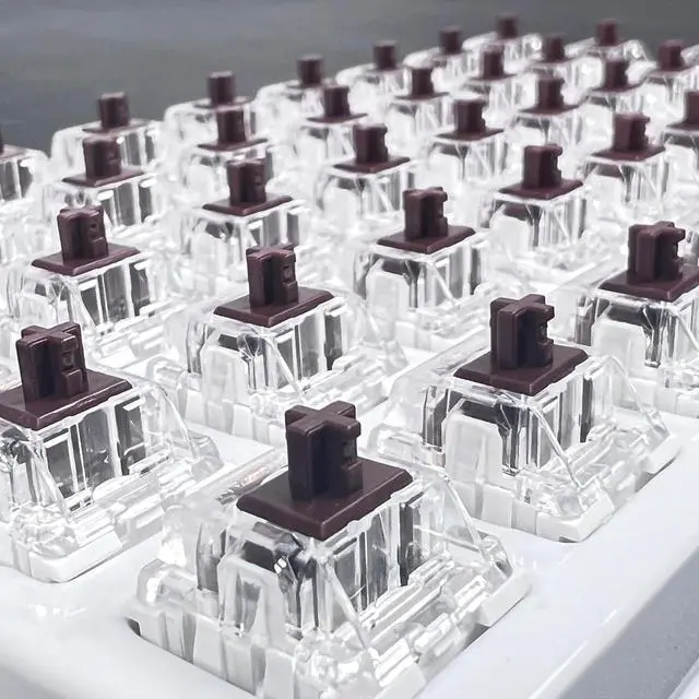 Alt view image 6 of 7 - Gngzyte Mechanical Gaming Keyboard Brown Switches,3 Pin 50gf RGB SMT Tactile Switch,Dustproof and Waterproof Switch (Brown,108PCS)