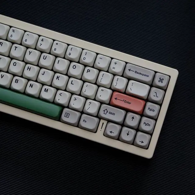 Alt view image 6 of 7 - Retro 9009 139Key Keycap Set Backlight Heat Sublimated Keycaps for Mechanical Keyboards Enhances Typing