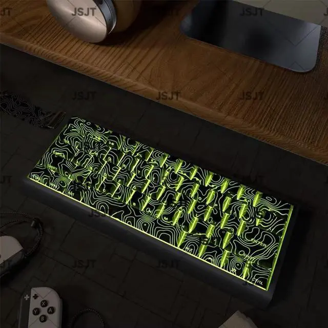 Alt view image 6 of 7 - YUGSHNKFC 131Keys Side Backlit Keycap Set Side Print Ergonomic Backlit Keycaps for Mechanical Keyboards Extended Use