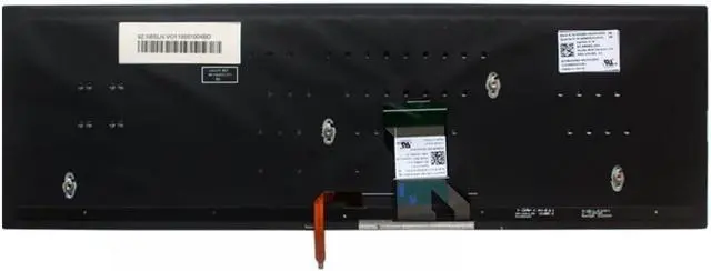 Alt view image 4 of 5 - French Layout Red Backlit Keyboard Compatible with GL702 GL702VT GL702VM 0KNB0-662LUS00 AEBK5U00030 Compatible Replacement