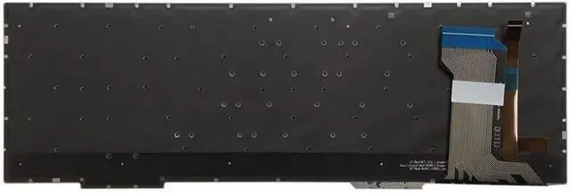 Alt view image 7 of 7 - Backlit Red White Spanish Keyboard Compatible with GL753 GL753V GL753VE GL753VD(White)