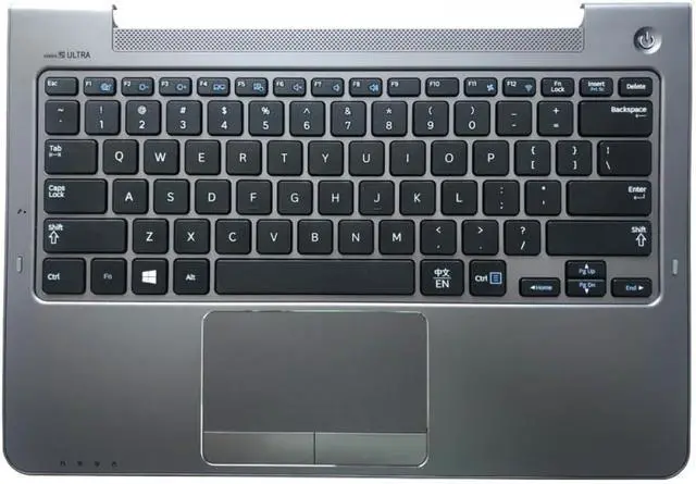 Main image of US Layout Keyboard with Palmrest Compatible with NP530U3C NP530U3B NP535U3C 530U3B 530U3C NP540U3 NP532U3C NP532U3A Model BA75-04042L