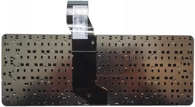 Alt view image 5 of 5 - Spanish Keyboard Compatible with 11-R 11-R010NR 11-R014WM 11-R015WM 11-R020NR 11-R092NR in White and Black No Frame Design(White)