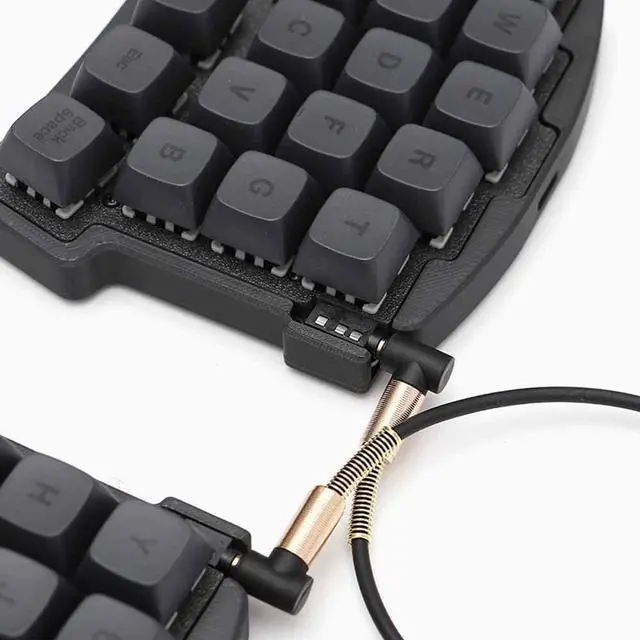 Alt view image 4 of 4 - SZRKBD Portable Mini 35 Layout Split Hot-swappable MX Mechanical Keyboard Wired North RGB Vial Sofeware Fully Proggrammble (Full Keyboard)