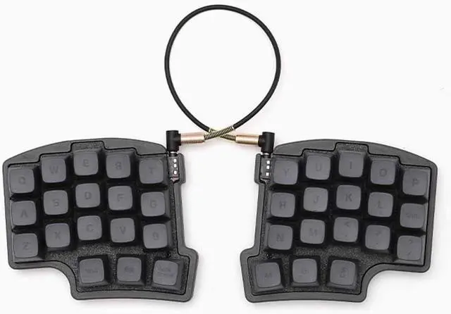 Alt view image 2 of 4 - SZRKBD Portable Mini 35 Layout Split Hot-swappable MX Mechanical Keyboard Wired North RGB Vial Sofeware Fully Proggrammble (Full Keyboard)