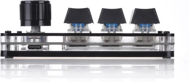 Alt view image 6 of 7 - Zgehnao 9 Key Macro Programmable Keyboard Mechanical Gaming Macro Keyboard With Knob KeyPad Hot Swap Gaming Keyboard