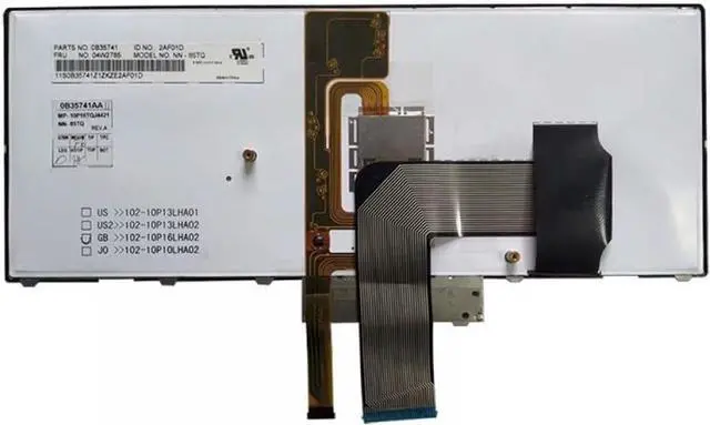 Alt view image 2 of 5 - UK Backlit Keyboard Compatible with X1 Xi Hybrid 2012 Compatible with 04W2785