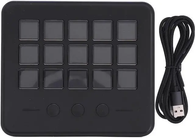 Main image of Studio Controller with 15 Customizable LCD Keys, Game Streaming Keyboard for Triggering Actions in Apps and Software Such As OBS Twitch YouTube, for Mac and PC